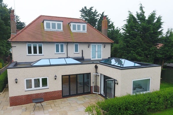 REAL aluminium lantern roof extension